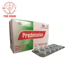 Prednisolon 5mg Armephaco - Thuốc điều trị viêm khớp dạng thấp